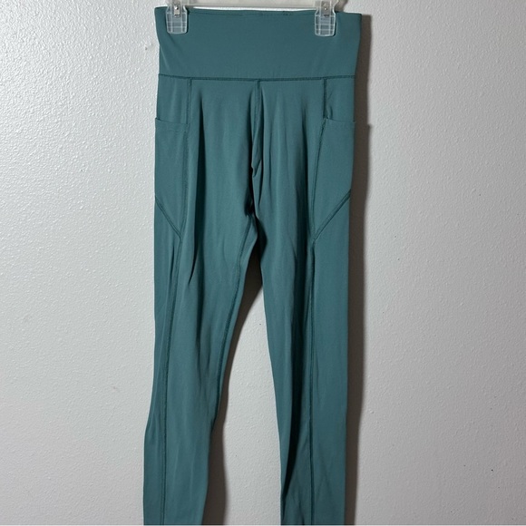 Aeropostale Women Green Full Lenght Athletic Leggings Size Small. - Picture 2 of 8